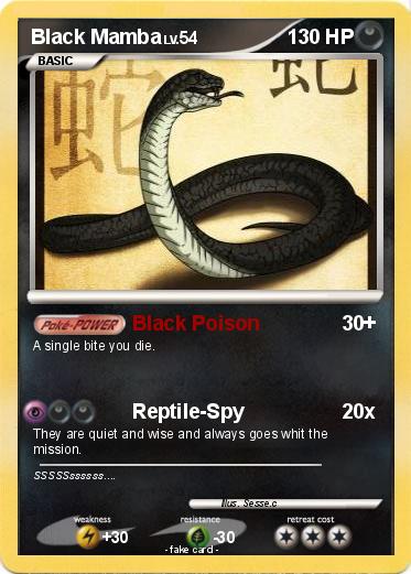 Pokemon Black Mamba