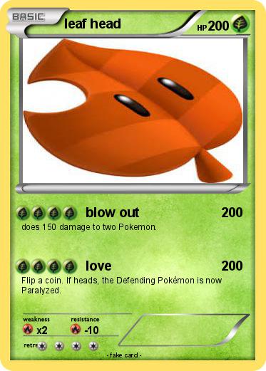 Pokemon leaf head