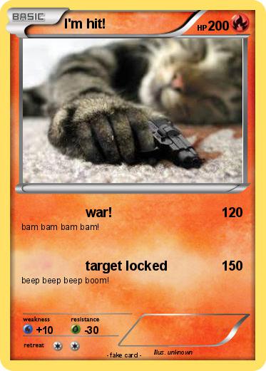 Pokemon I'm hit!