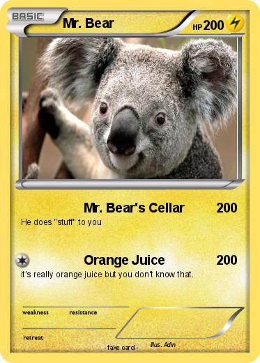 Pokemon Mr. Bear