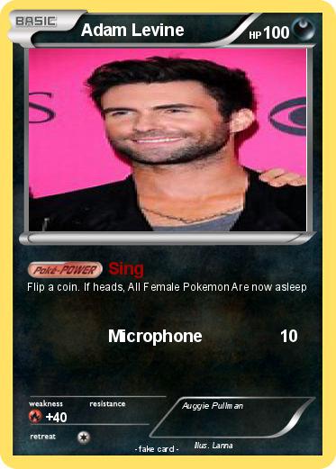 Pokemon Adam Levine