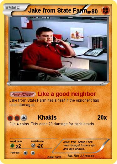 Pokemon Jake from State Farm