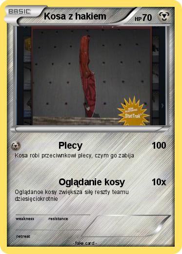 Pokemon Kosa z hakiem