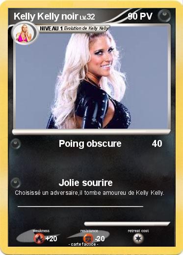 Pokemon Kelly Kelly noir