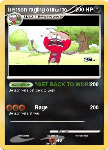 Pokemon benson raging out