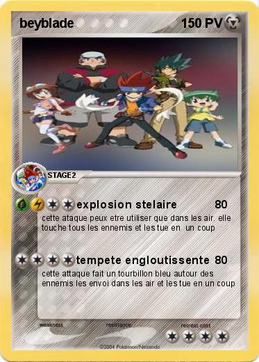 Pokemon beyblade