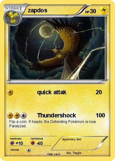 Pokemon zapdos