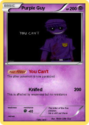 Pokemon Purple Guy