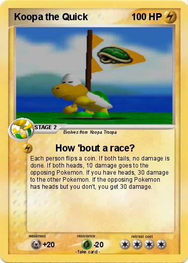 Pokemon Koopa the Quick
