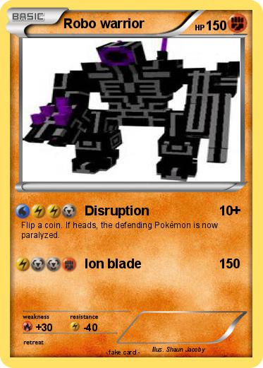 Pokemon Robo warrior
