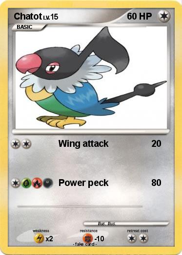 Pokemon Chatot