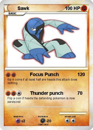 Pokemon Sawk