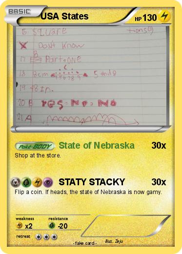Pokemon USA States