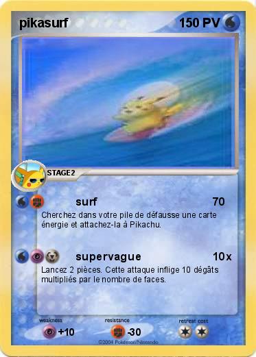 Pokemon pikasurf