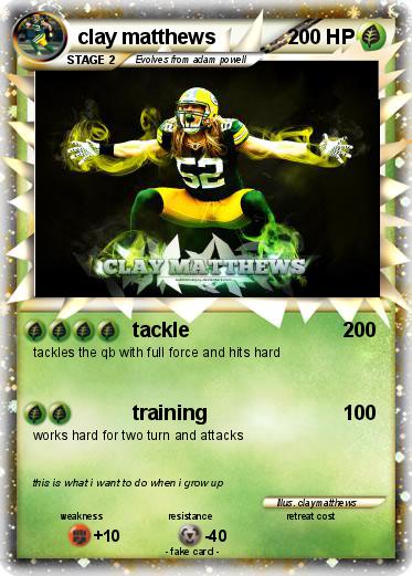 Pokemon clay matthews