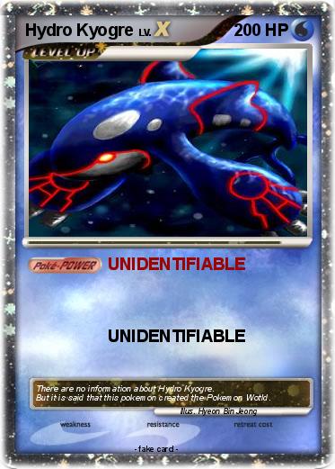 Pokemon Hydro Kyogre