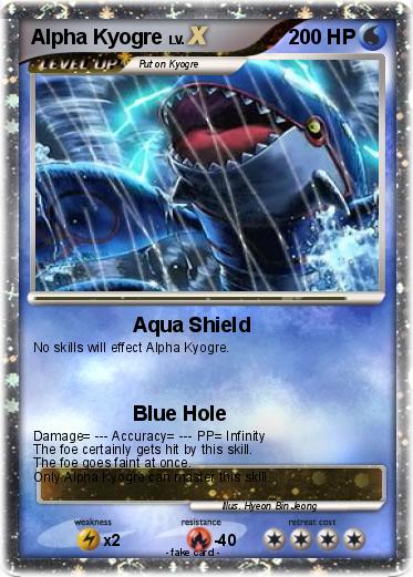 Pokemon Alpha Kyogre