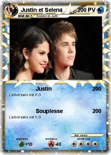 Pokemon Justin et Selena