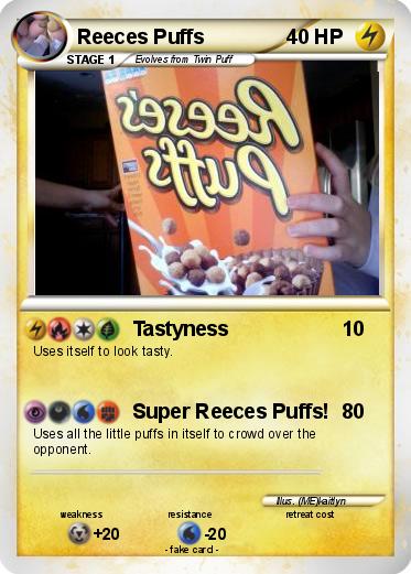 Pokemon Reeces Puffs
