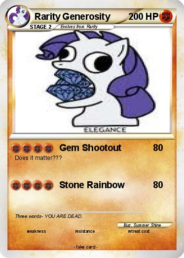 Pokemon Rarity Generosity