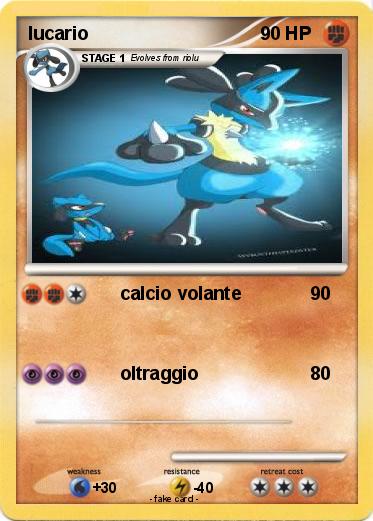 Pokemon lucario