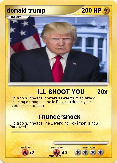 Pokemon donald trump