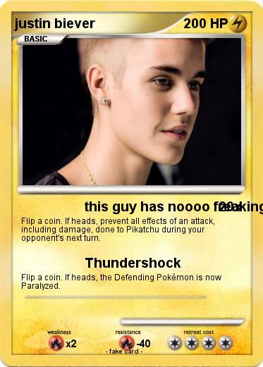 Pokemon justin biever