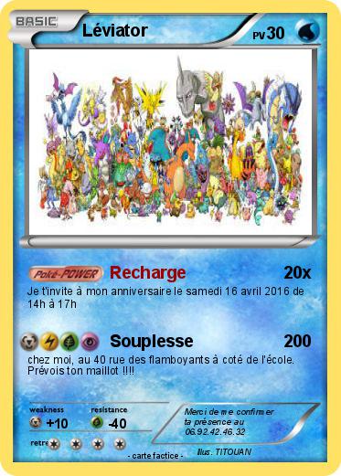 Pokemon Léviator