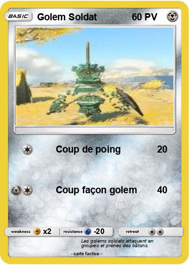 Pokemon Golem Soldat