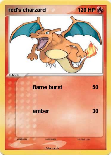 Pokemon red's charzard