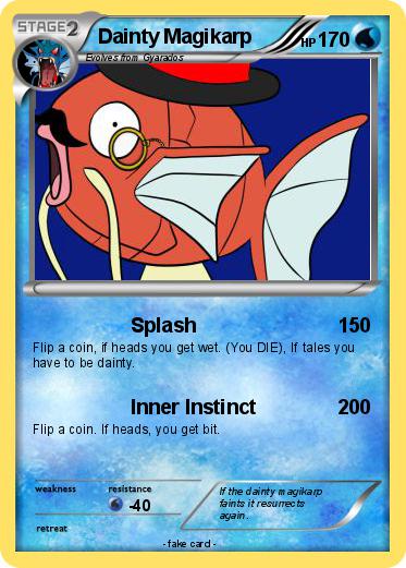 Pokemon Dainty Magikarp