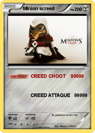 Pokemon Minion screed