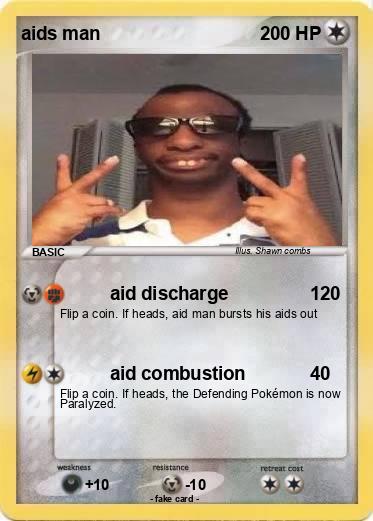Pokemon aids man