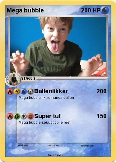 Pokemon Mega bubble