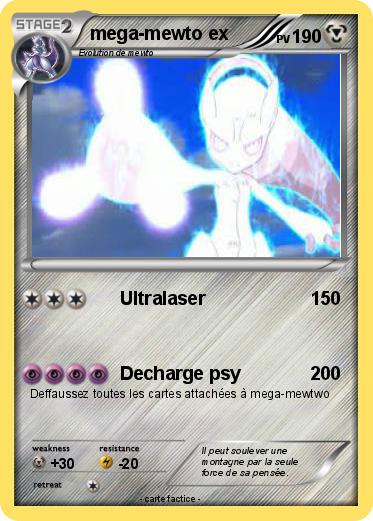 Pokemon mega-mewto ex