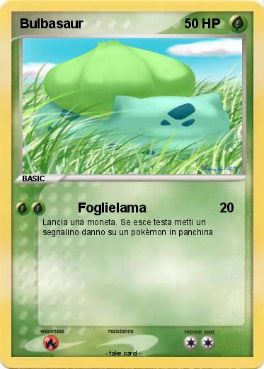 Pokemon Bulbasaur
