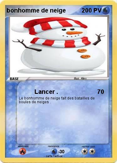 Pokemon bonhomme de neige