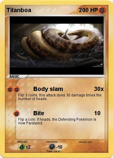Pokemon Titanboa