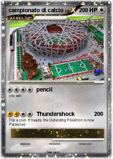 Pokemon campionato di calcio