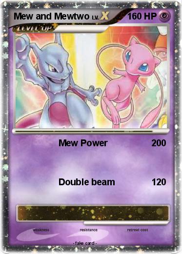 Pokemon Mew and Mewtwo