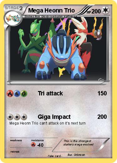 Pokemon Mega Heonn Trio