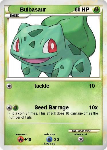 Pokemon Bulbasaur
