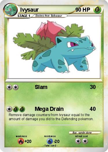 Pokemon Ivysaur