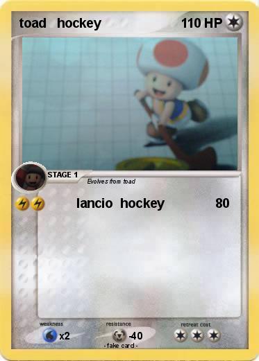 Pokemon toad   hockey