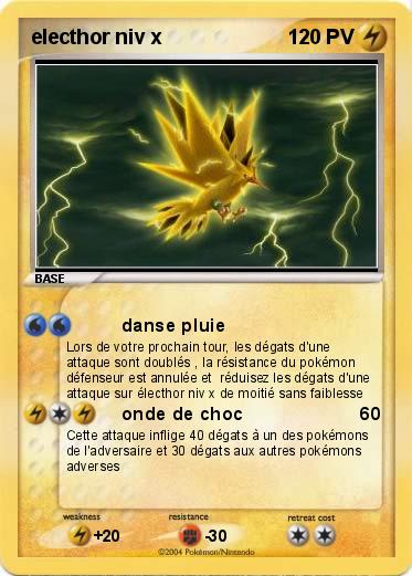Pokemon electhor niv x 