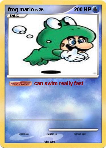 Pokemon frog mario
