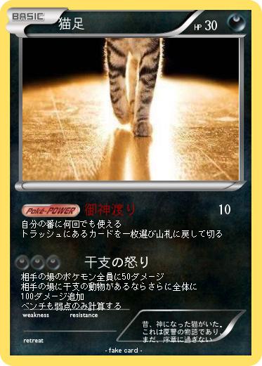 Pokemon 猫足