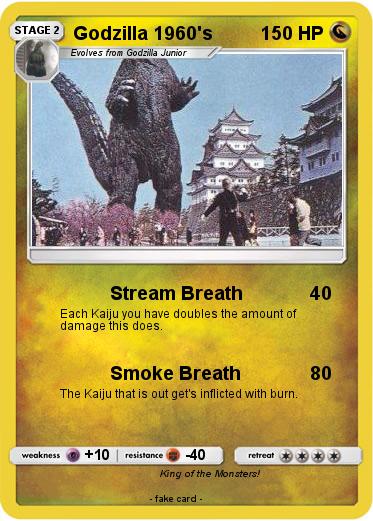 Pokemon Godzilla 1960's