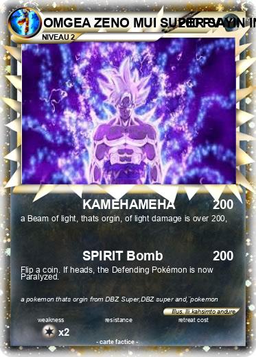 Pokemon OMGEA ZENO MUI SUPER SAYIN INFINtE