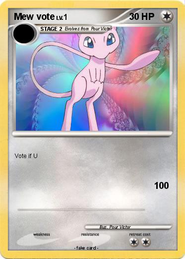 Pokemon Mew vote